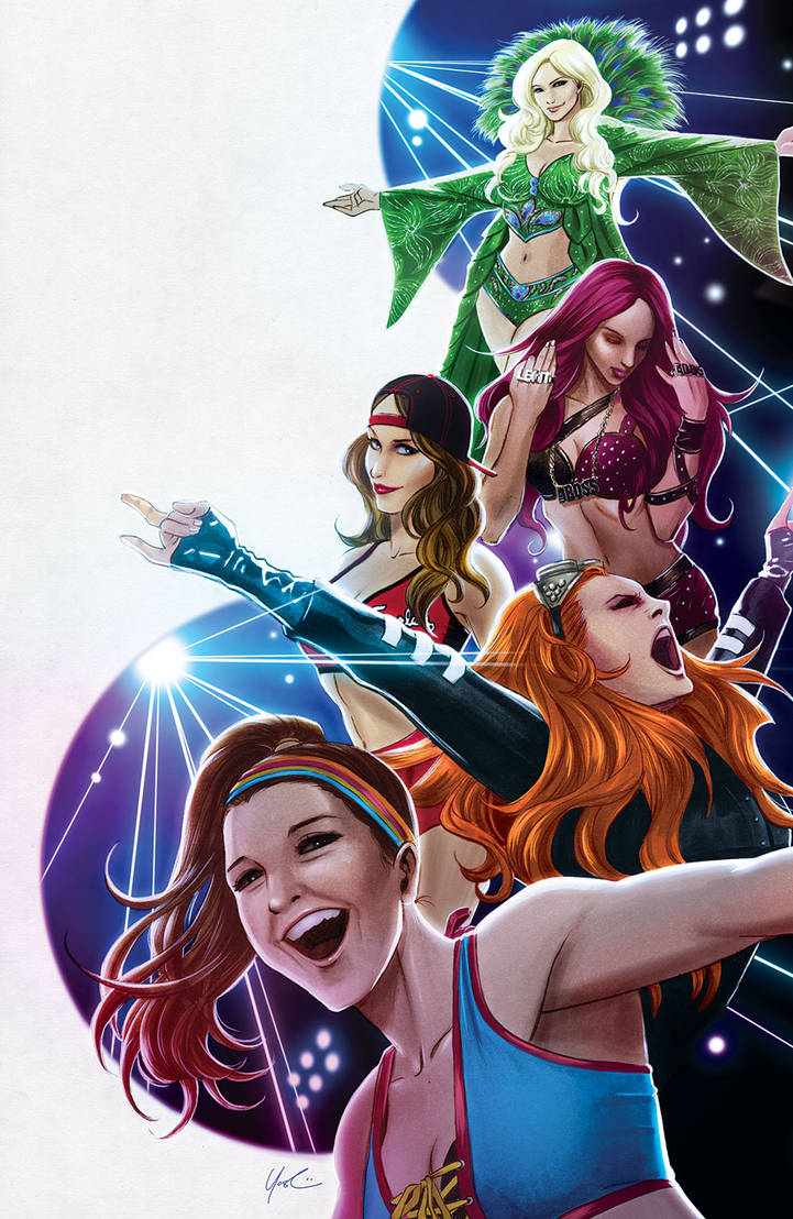 WWE SDCC 2017 Exclusive Cover by Protokitty