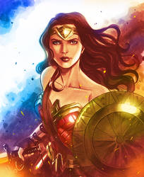 Wonder Woman Gadot Color