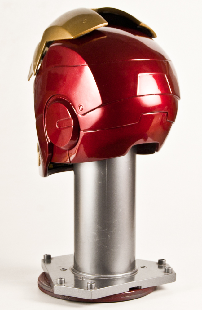 back of iron man helmet Marvel Legends Series Premium Electronic with Light FX, Avengers: Endgame Adult Collectible Roleplay Gear : Clothing, Shoes & Jewelry featuring a responsive voice activation system that brings the legendary Iron Man Mask to life Robert Downey Jr. Authentic Autographed