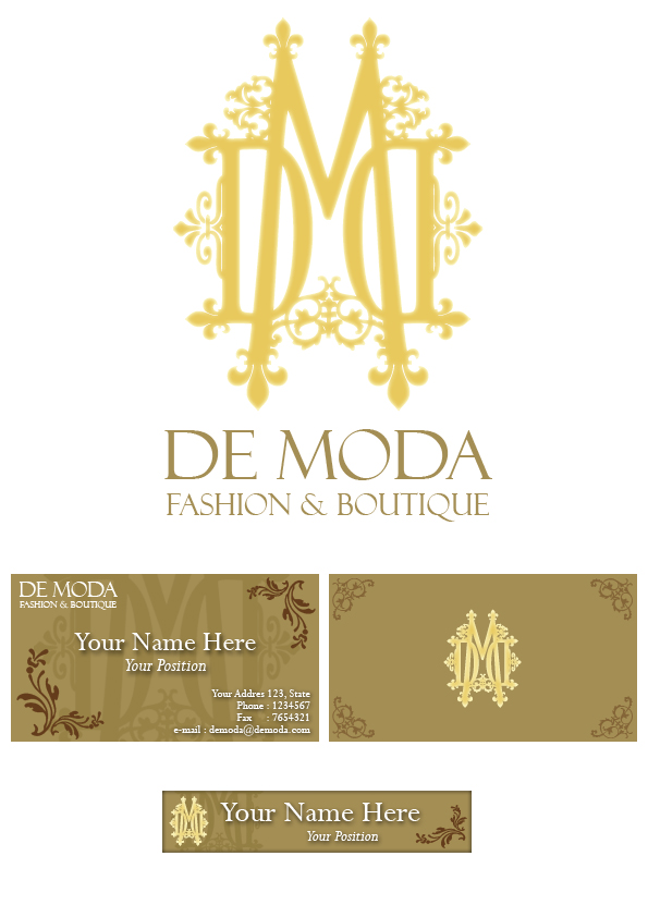 De Moda branding