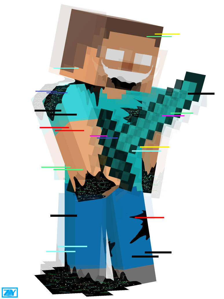 Steve (Come Learn with Pibby x Minecraft) by Sketchy-Zaya on DeviantArt