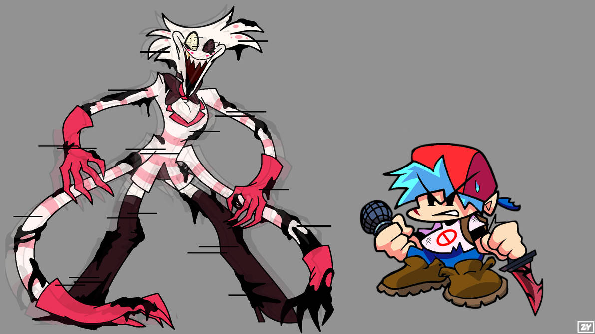 Angel Fnf Mod Corrupted Angel Dust - FNF Mod Concept (2/1) by Sketchy-Zaya on DeviantArt