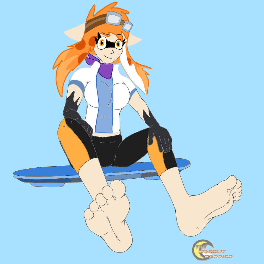 Bare Foot Riders Yuki's amazing Barefoot (Sonic riders x Splatoon) by SirWoomy on DeviantArt