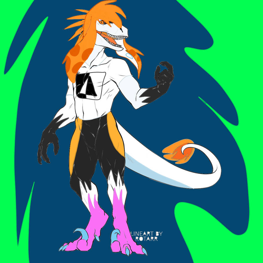 Yuri Raptor Yuki The Velociraptor (Alt) by SirWoomy on DeviantArt
