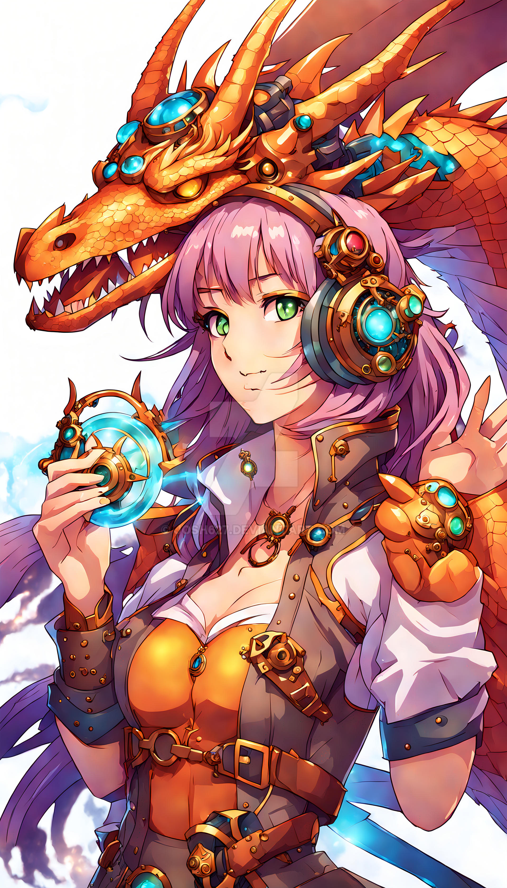 Dragon Kin Person Dragon Kin Steampunk Cybernetic Body She Casting by josh627 on DeviantArt