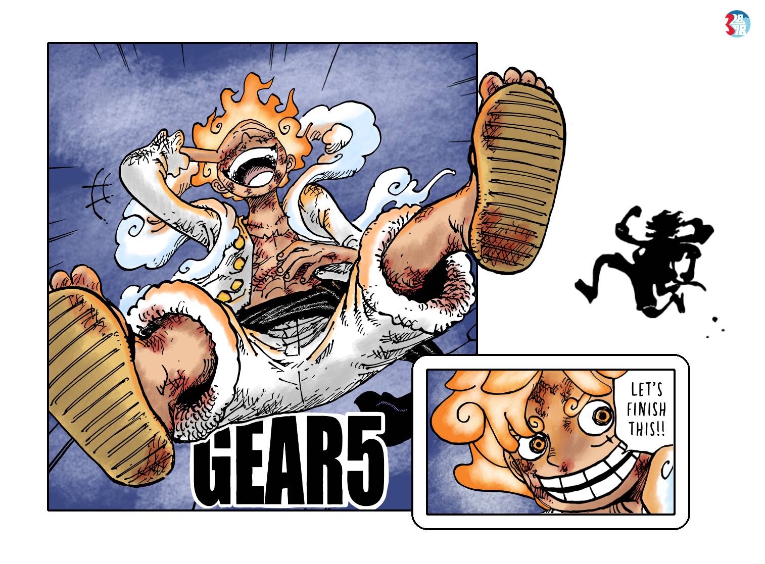 Luffy Gear 5 - One Piece 1044 by mSandc on DeviantArt