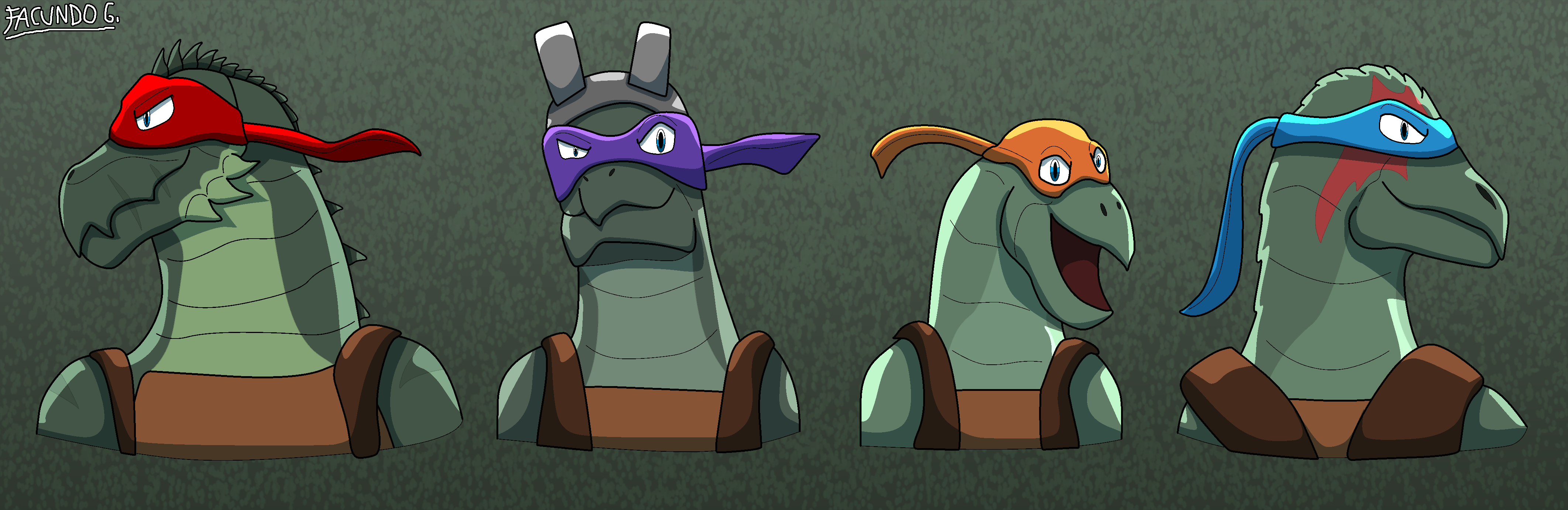 Ninja Turtles by Tyrannoraptor-Rex on DeviantArt