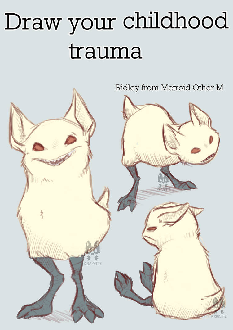 Baby Ridley Draw Draw your childhood trauma - Ridley by krapette on DeviantArt