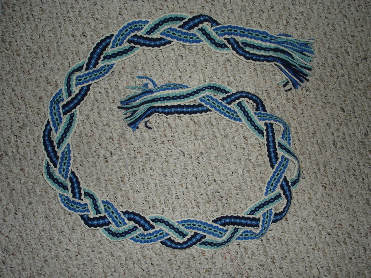 Woven mystery braid