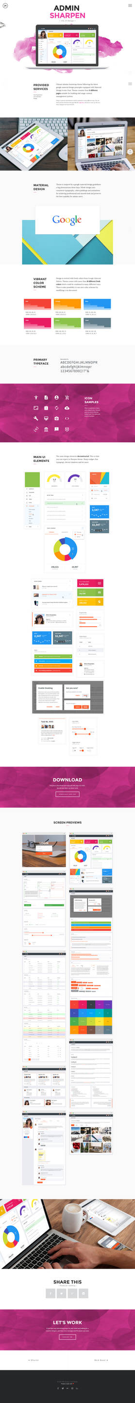 Sharpen - premium admin theme by jurajmolnar