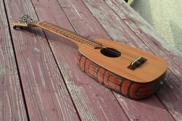 Matanuska painted ukulele