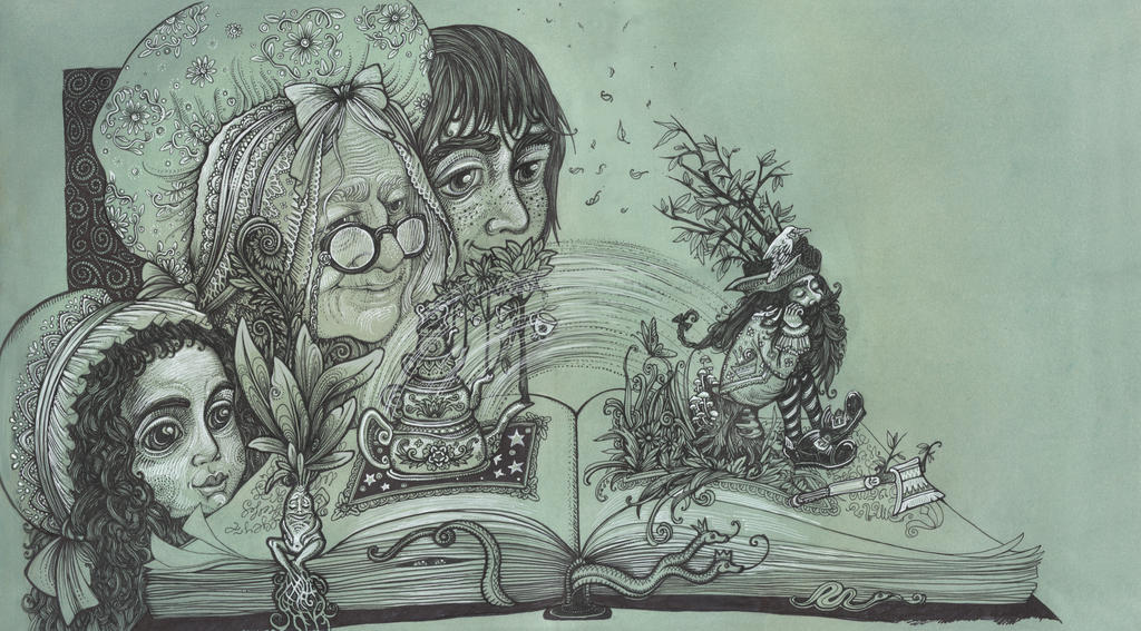 the tale about a little green forest dweller by AnnaOparina the tale about a little green forest dweller by AnnaOparina