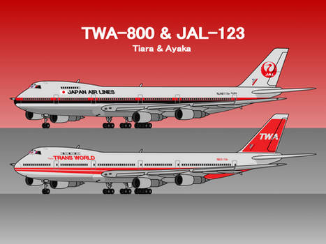 Tiara and Ayaka the 747 replicas