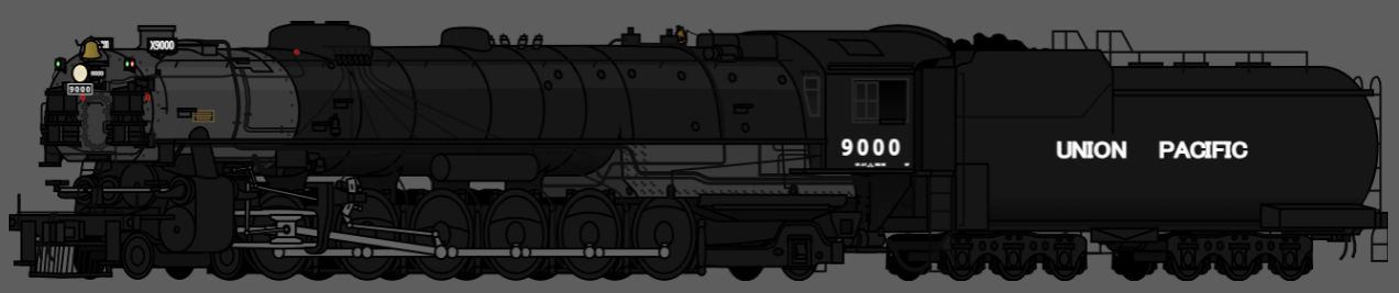 Union Pacific UP-1 9000 by Chessie-2101 on DeviantArt