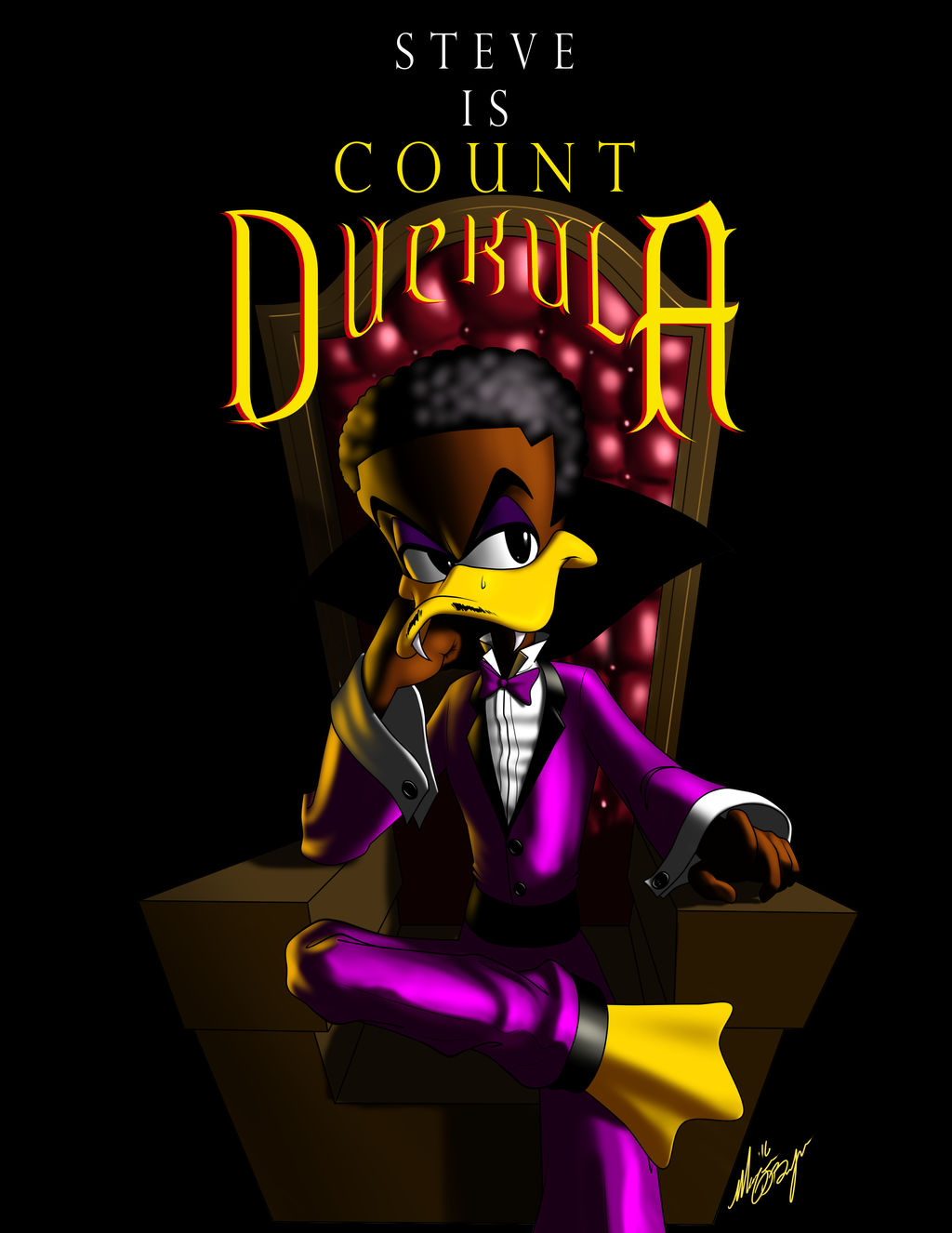 Steve is Count Duckula