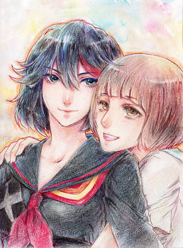 Ryuuko and Mako