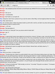Omegle rp with a a pink haired, cat spirit:3