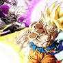 Goku SSJ vs FULL POWER Frieza