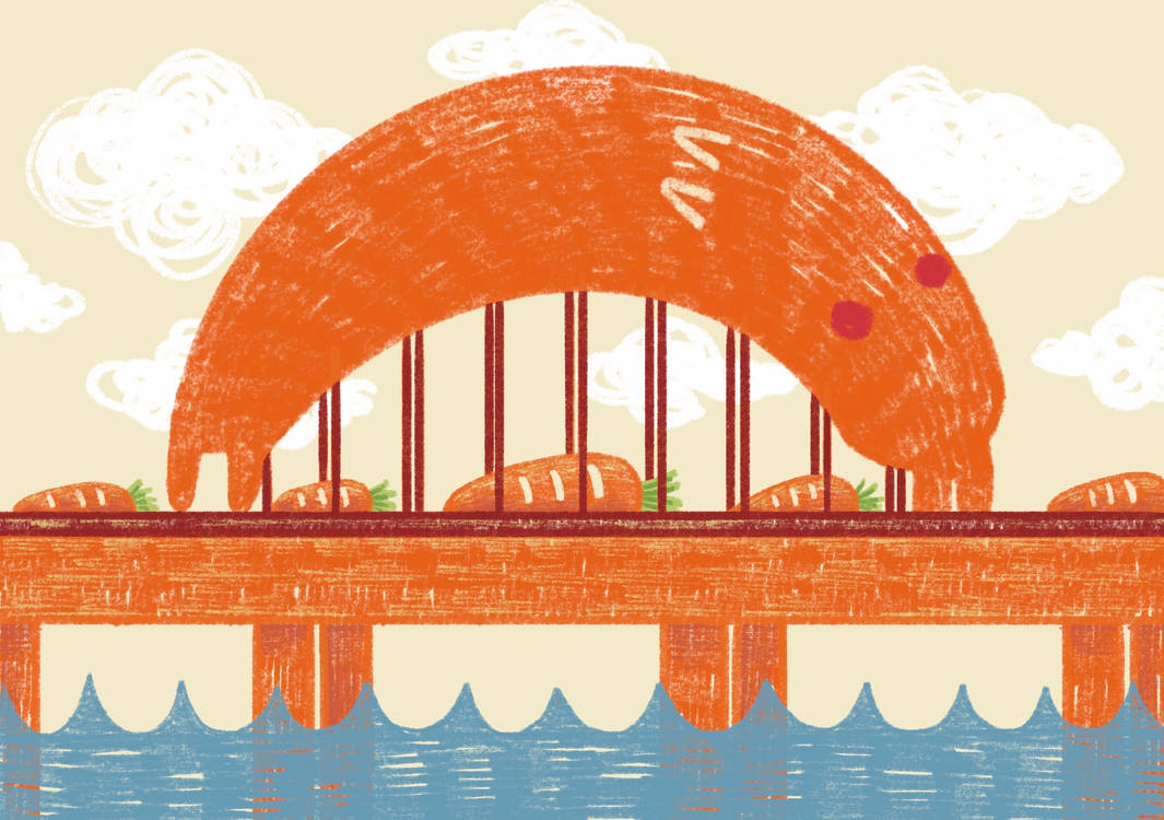 Bridge Rbbit Little curved bridge rabbit by aommaramie on DeviantArt