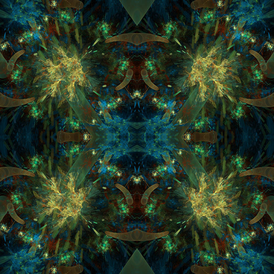 Fractal Tile - 02 by Arialgr