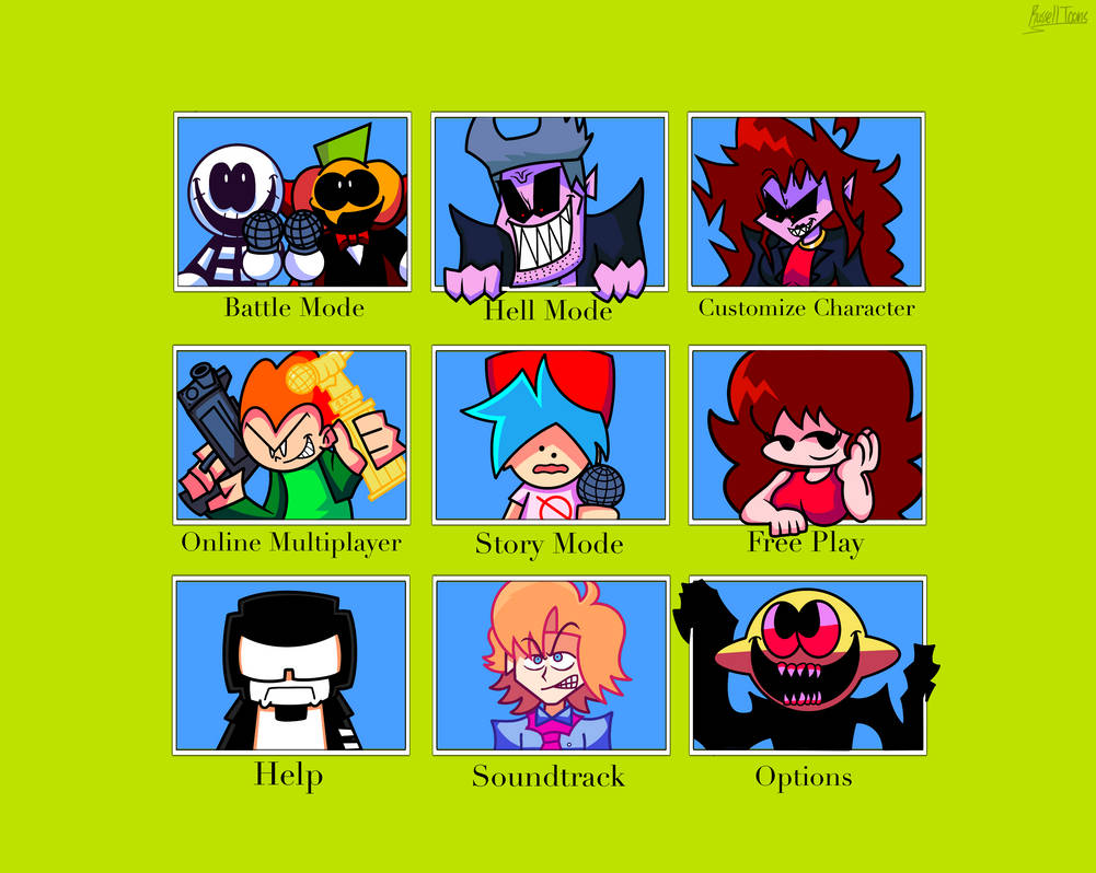 Friday Night Funkin Menu by Ruusss on DeviantArt