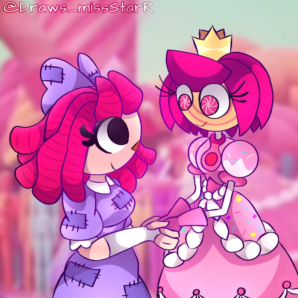 Ragatha and princess candy / TADC by drawsStarrainb0w on DeviantArt