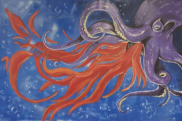 Octopus Graphite Graphite-Lion - Student, General Artist | DeviantArt