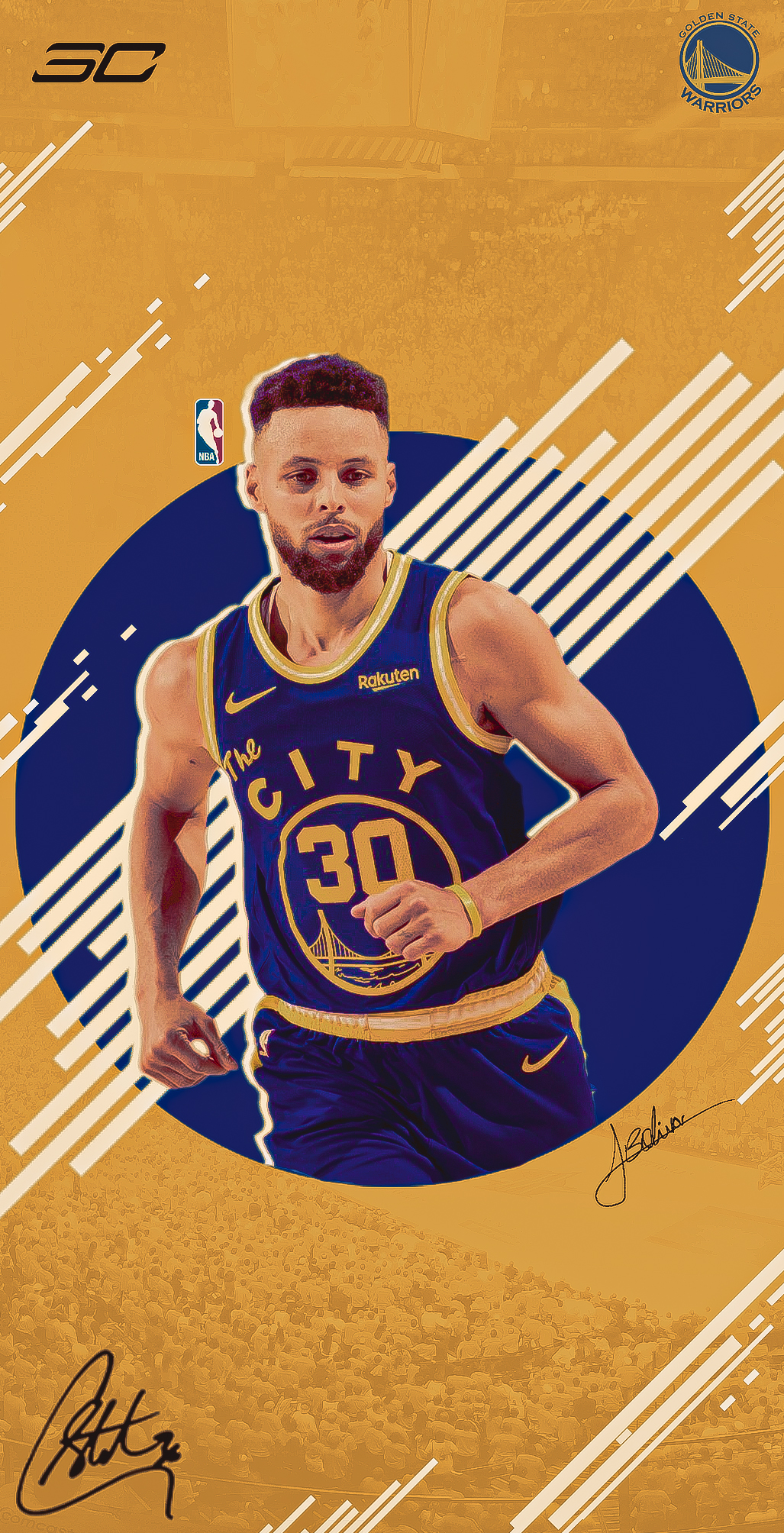 Steph Curry - Curry 30 - Jersey Wallpaper Download