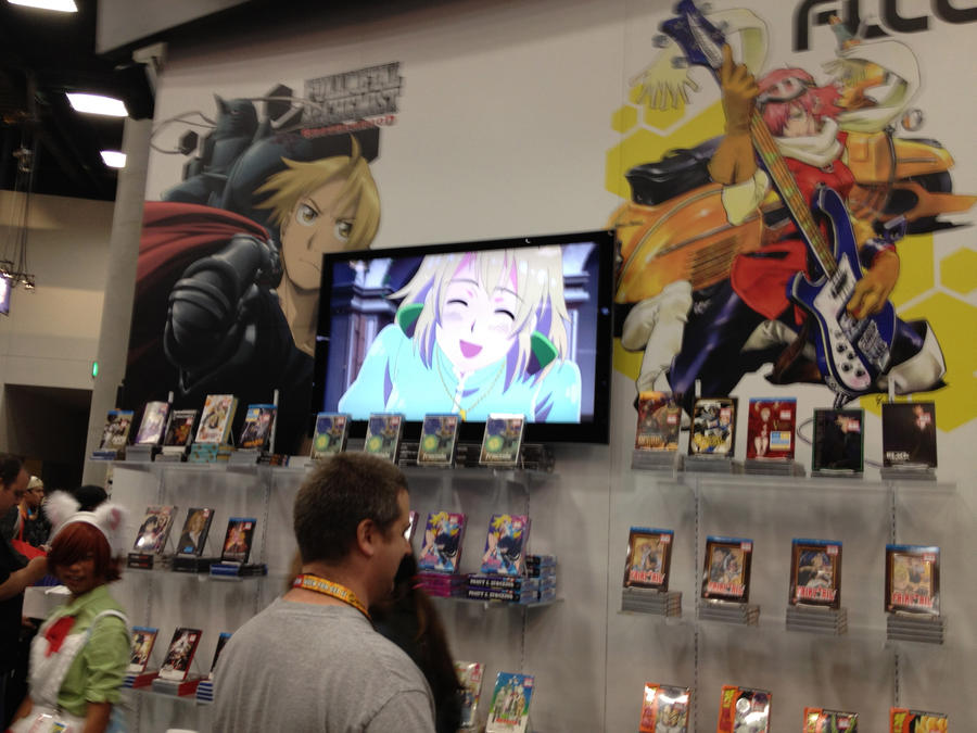 Funimation Booth San Diego Comic Con 2012- Funimation Booth by xander2386 on DeviantArt