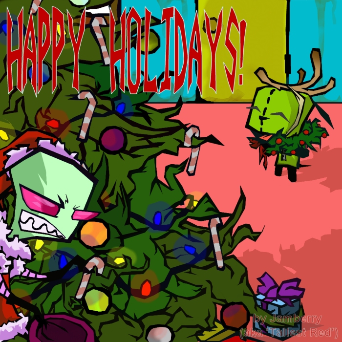 Zim as The Grinch