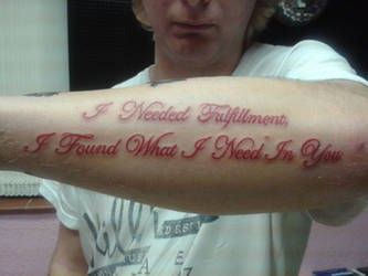 staind lyrics tattoo