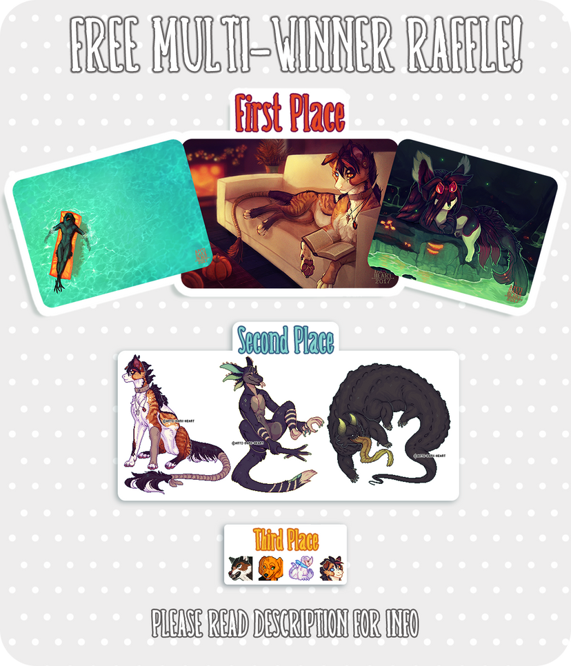 FREE Multi-Winner Raffle - WINNER ANNOUNCEMENT by AntiDarkHeart on ...