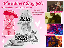 Valentines YCH Collab - CLOSED