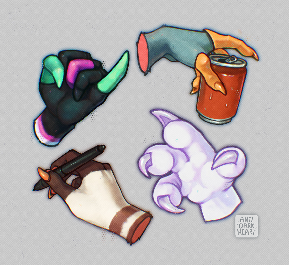 Hand Studies by AntiDarkHeart on DeviantArt