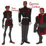 Carbon family Character designs 