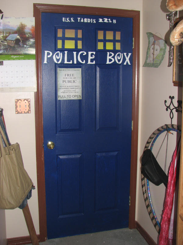 My Doctor Who Tardis Door By Auberymirkwood On Deviantart