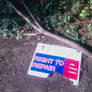 Right to repair, Weather beaten sign