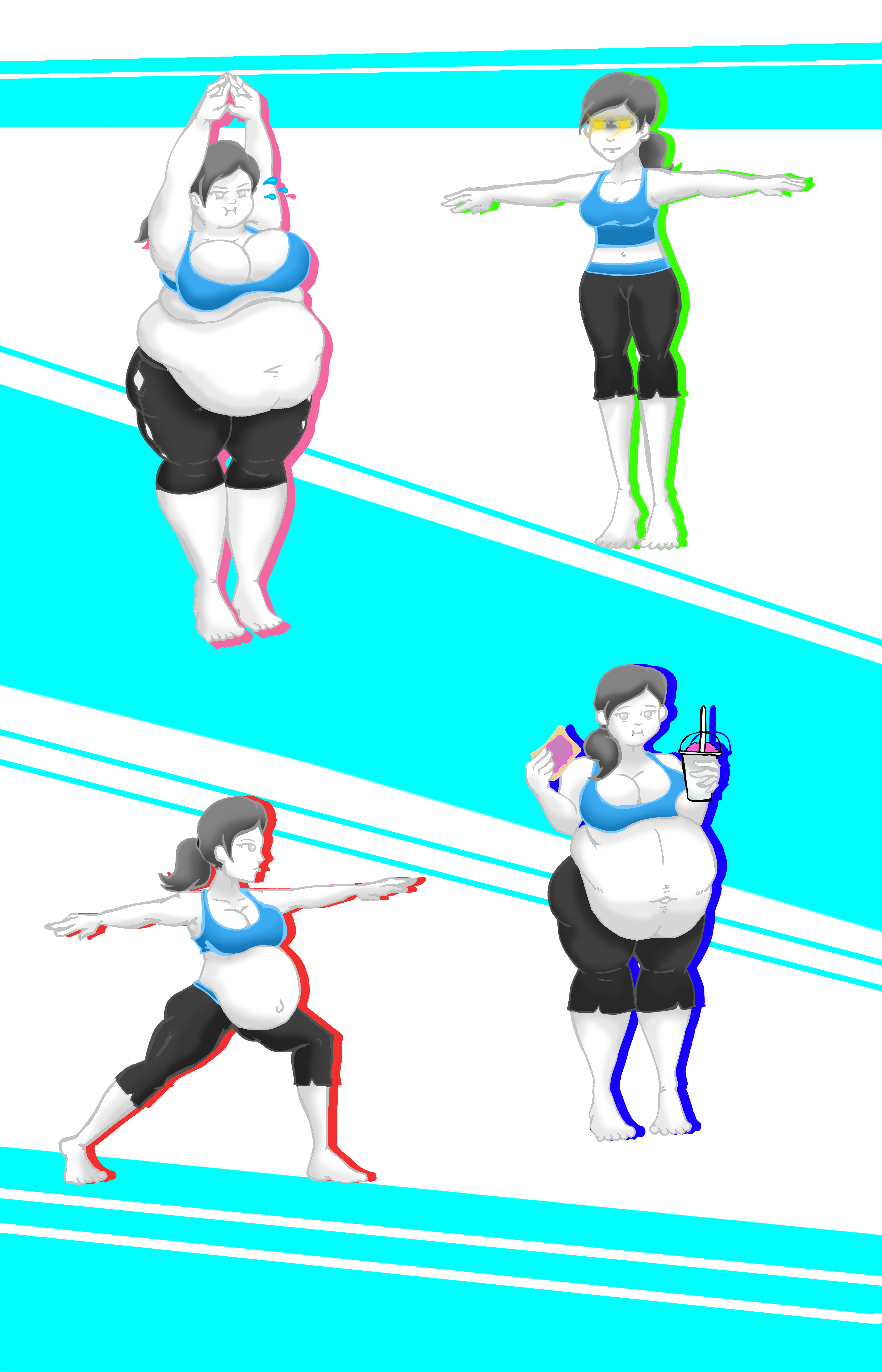 Wii�re not fit by NasuOkaasan on DeviantArt Wii�re not fit by NasuOkaasan on DeviantArt