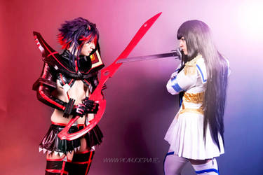 Ryuko and Satsuki cosplay from kill la kill