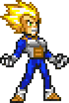 Pixel Super Saiyan Vegeta