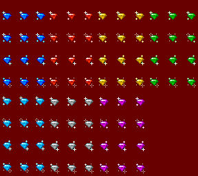 Choas Emerald Sprite Sheet