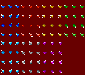 Choas Emerald Sprite Sheet