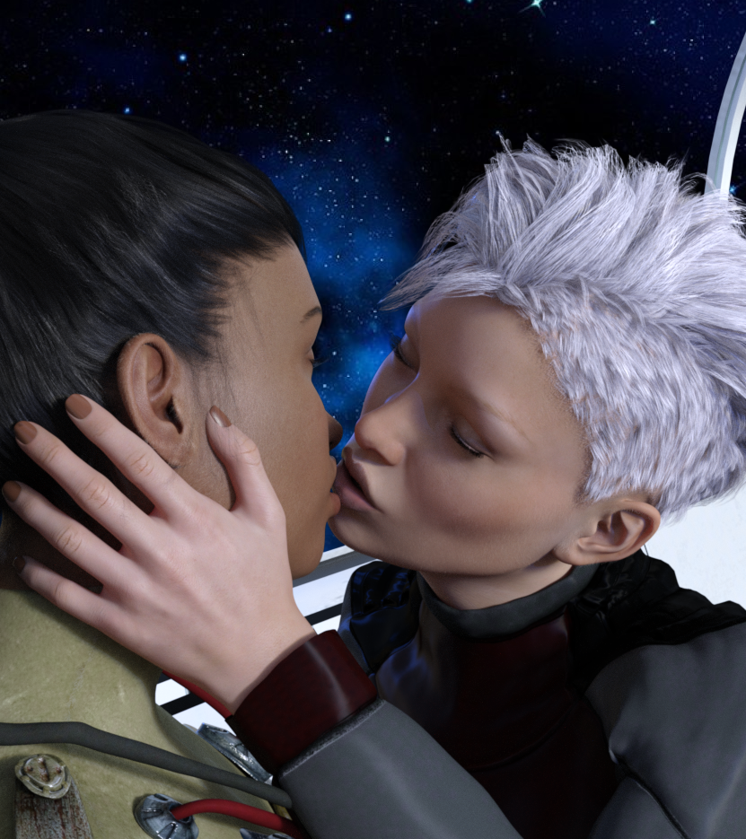 The space kiss