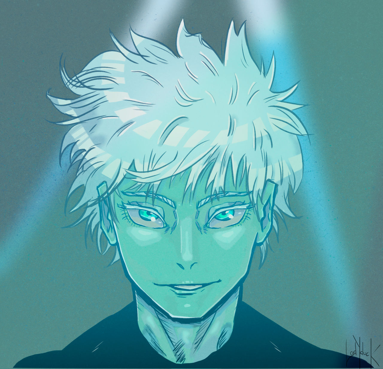 Gojo Robe Blue Gojo blue by LadyDUCK666 on DeviantArt