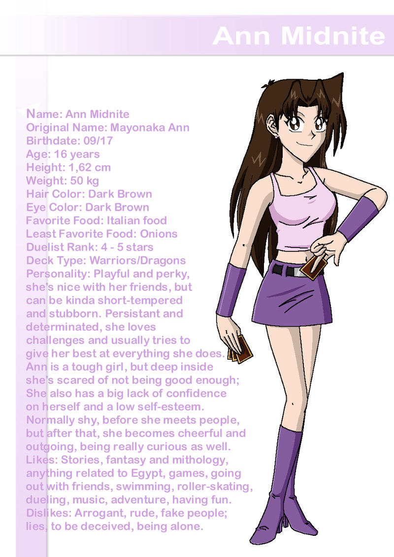 Ann's Profile by Isa-Love-Anime on DeviantArt