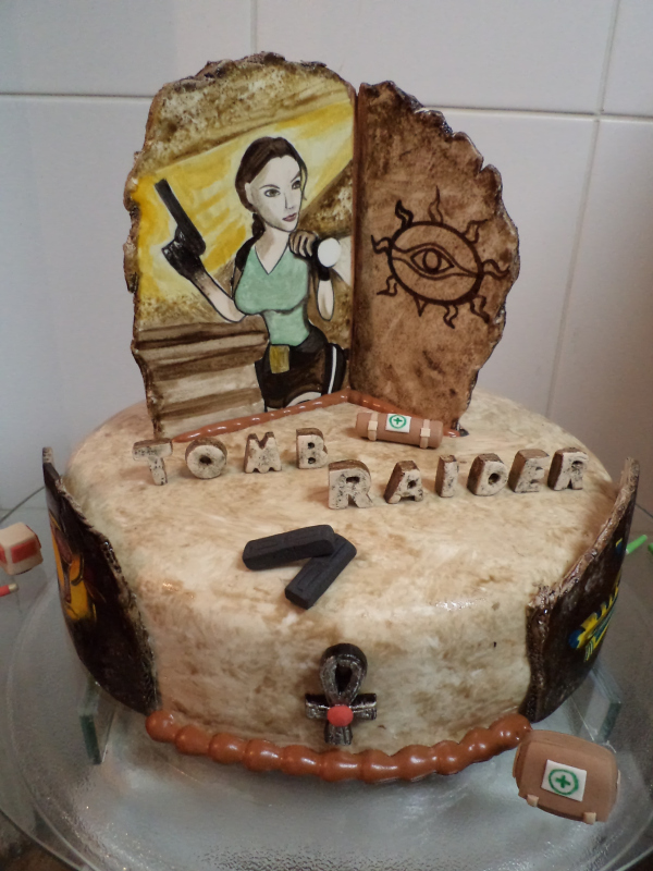 My Tomb Raider Birthday cake by Isa-Love-Anime on DeviantArt