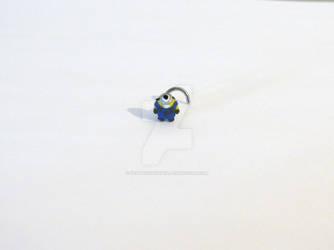 Despicable me polymer minion nose ring