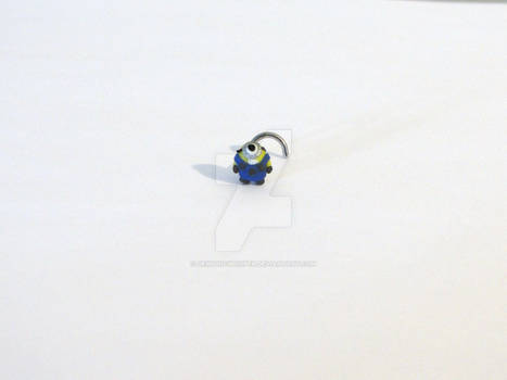 Despicable me polymer minion nose ring