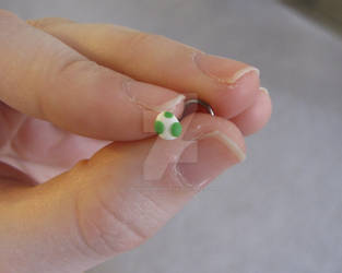 Mario Bros. Yoshi Egg nose ring