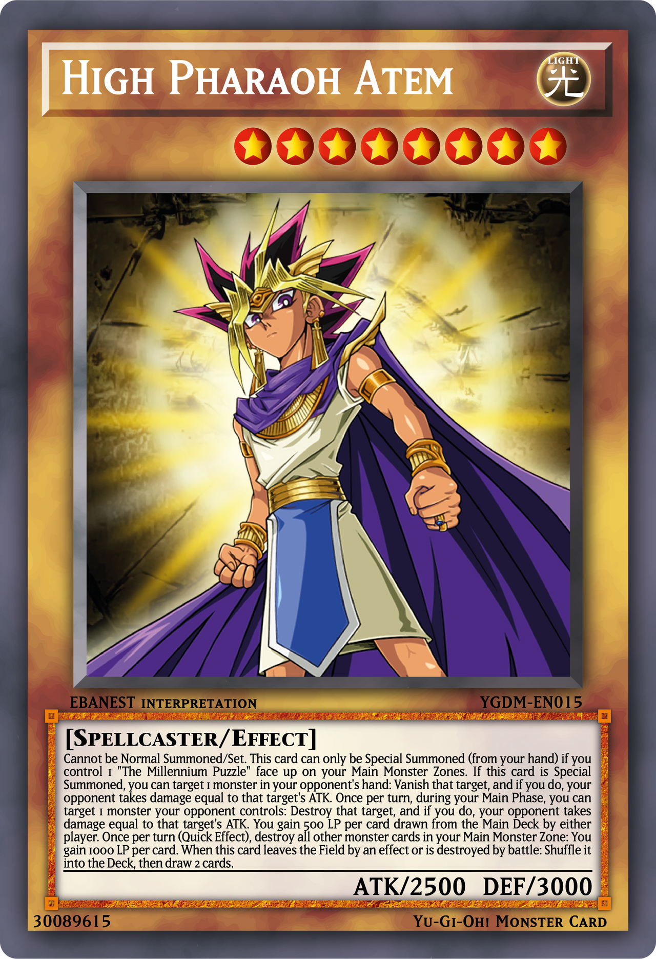 yugioh pharaoh atem deck Yu-Gi-Oh! 7.50 kg Edition Size Legacy of Atem: Yami Yugi